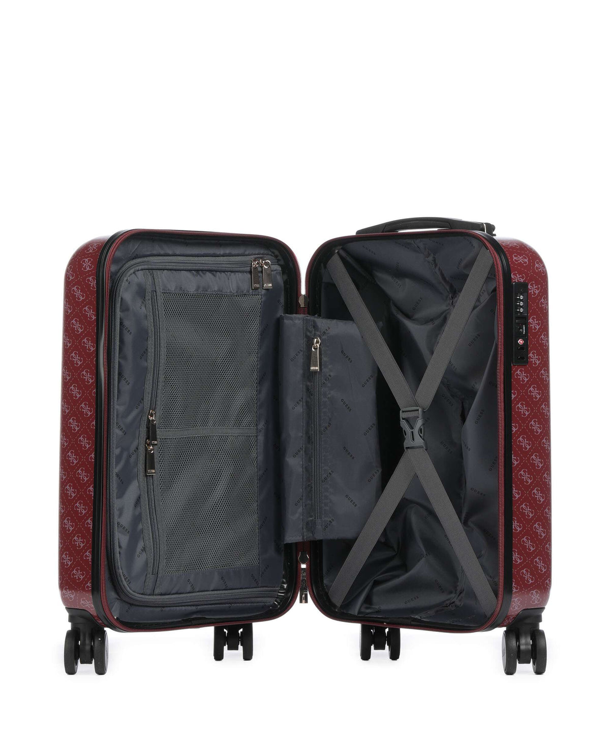 Guess Jesco Spinner (4 wheels) claret