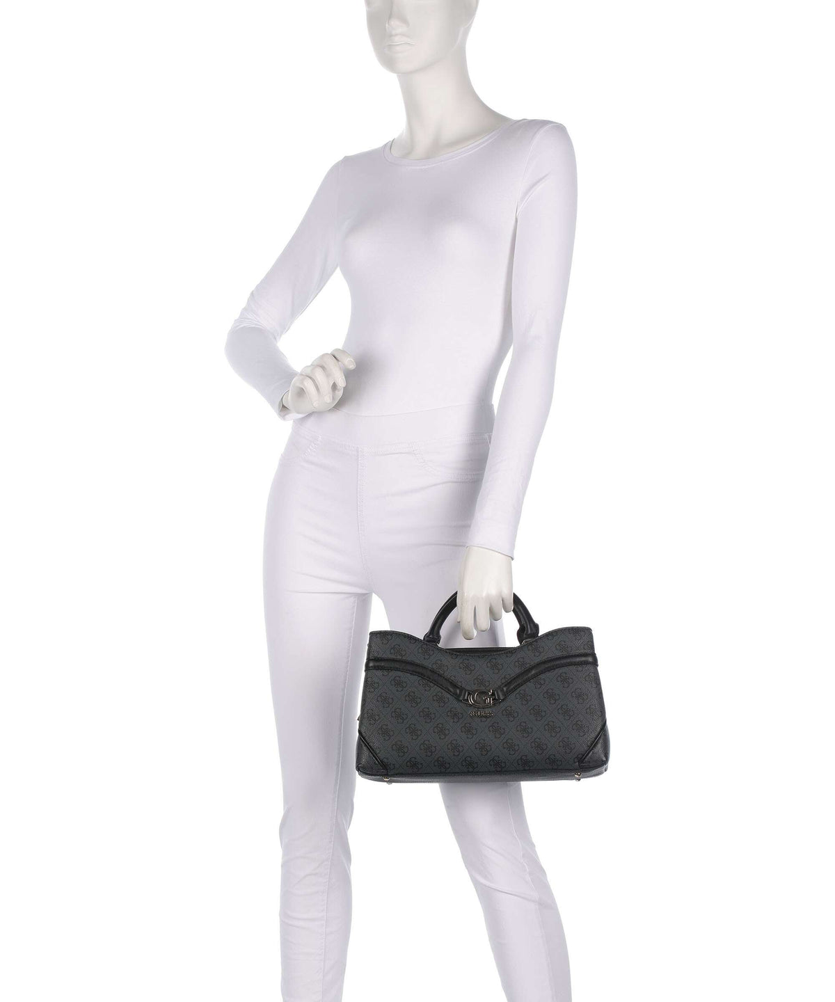 Guess Dea Handbag coal logo