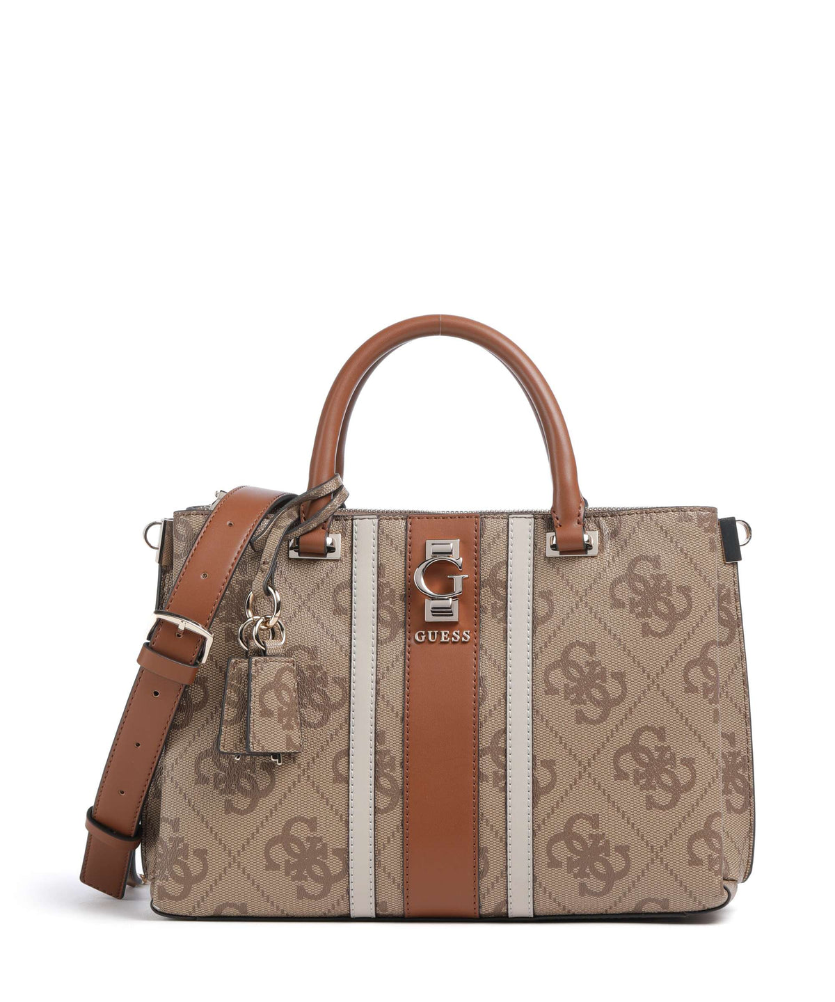 Guess Erenia Handbag latte logo
