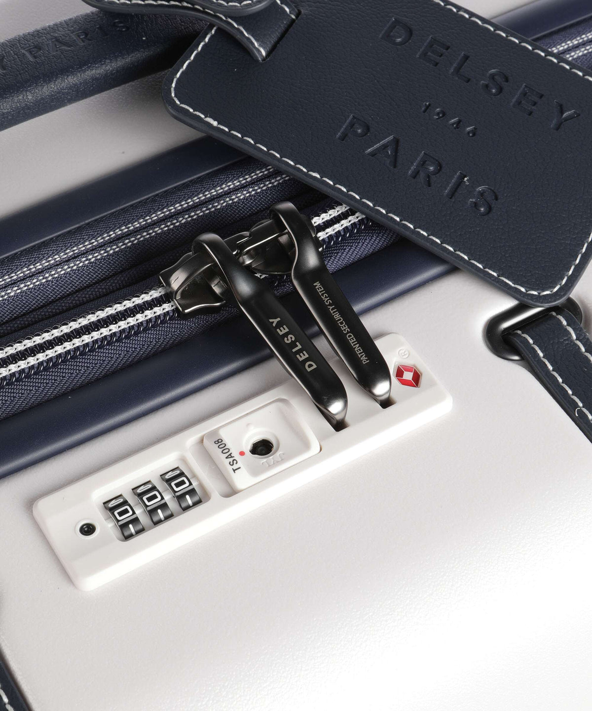 Delsey Paris Cadence Spinner (4 wheels) elfenbein/blau