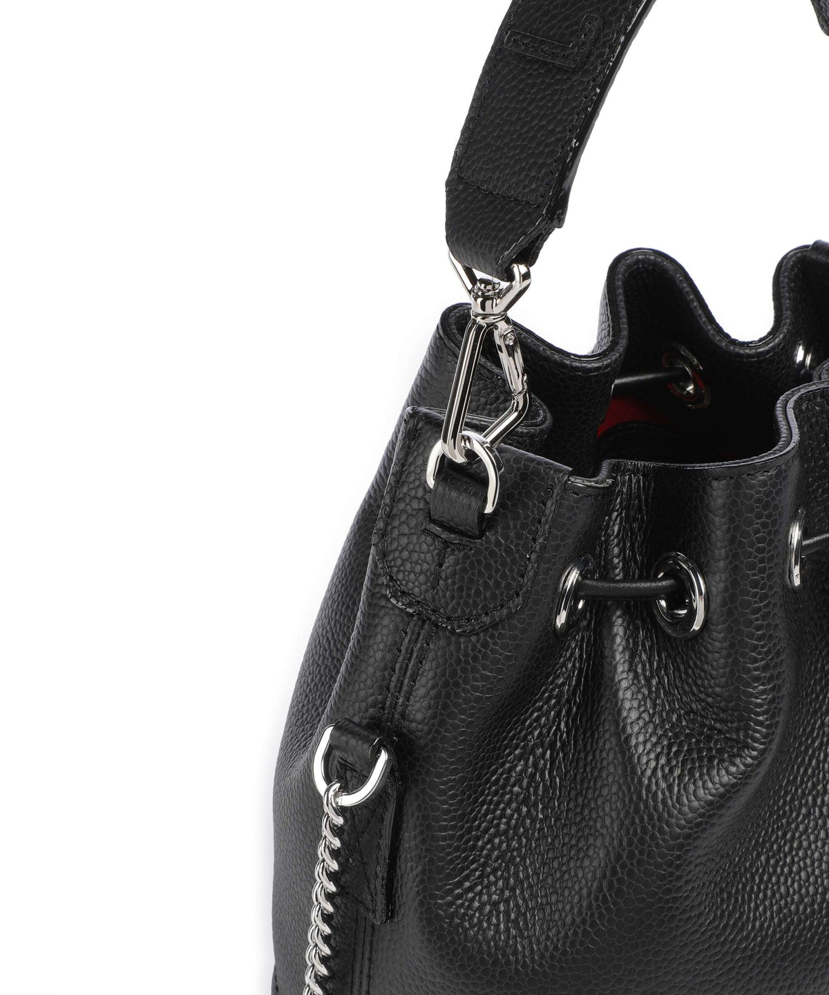 Lancel Ninon S Bucket bag black