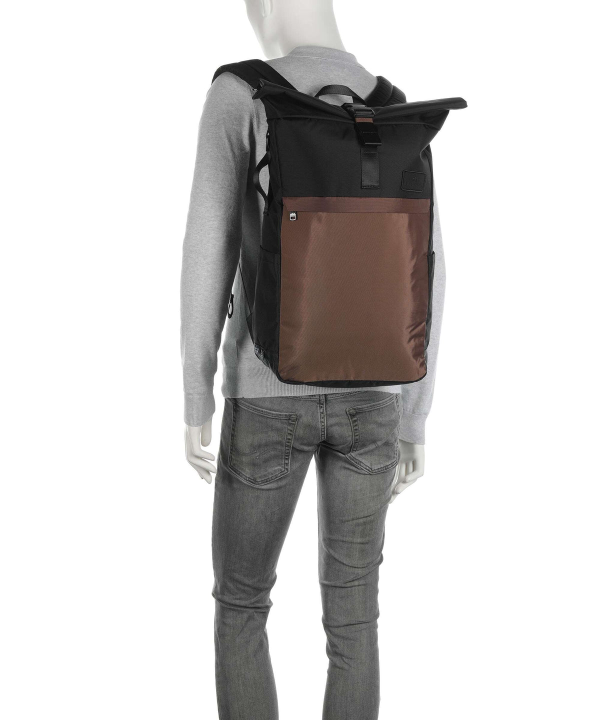 Doughnut Go Wild Jetpack Rolltop backpack navy/grey