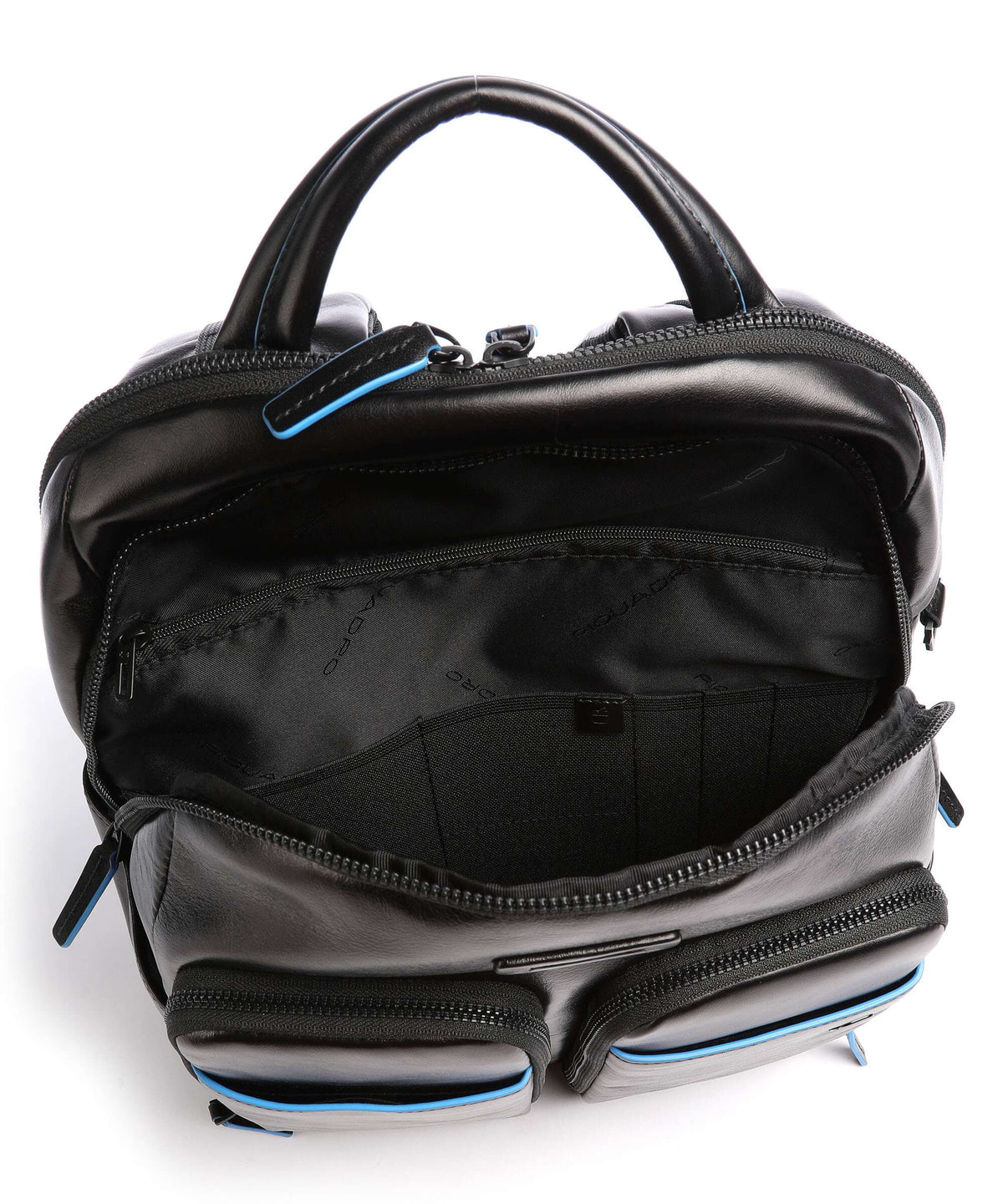 Piquadro Blue Square Revamp RFID Laptop backpack black