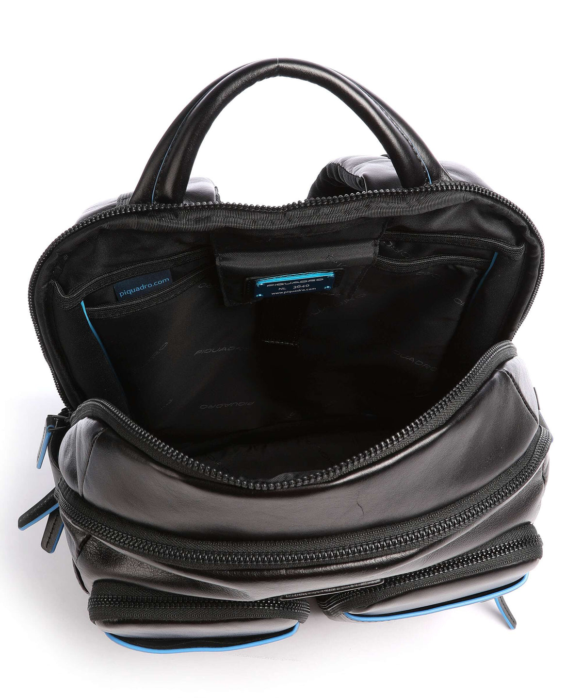 Piquadro Blue Square Revamp RFID Laptop backpack black