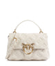 Pinko Love Lady Puff Mini Kabelka bianco seta/antique gold