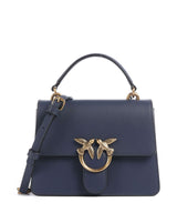 Pinko Love One Mini Taška cez rameno blu indaco ombroso/antique gold