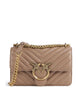 Pinko Love One Mini Shoulder bag biscotto zenzero/antique gold