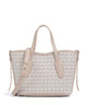 Coccinelle Never Without Bag Monogram Kabelka multicolour/blanco/rosette