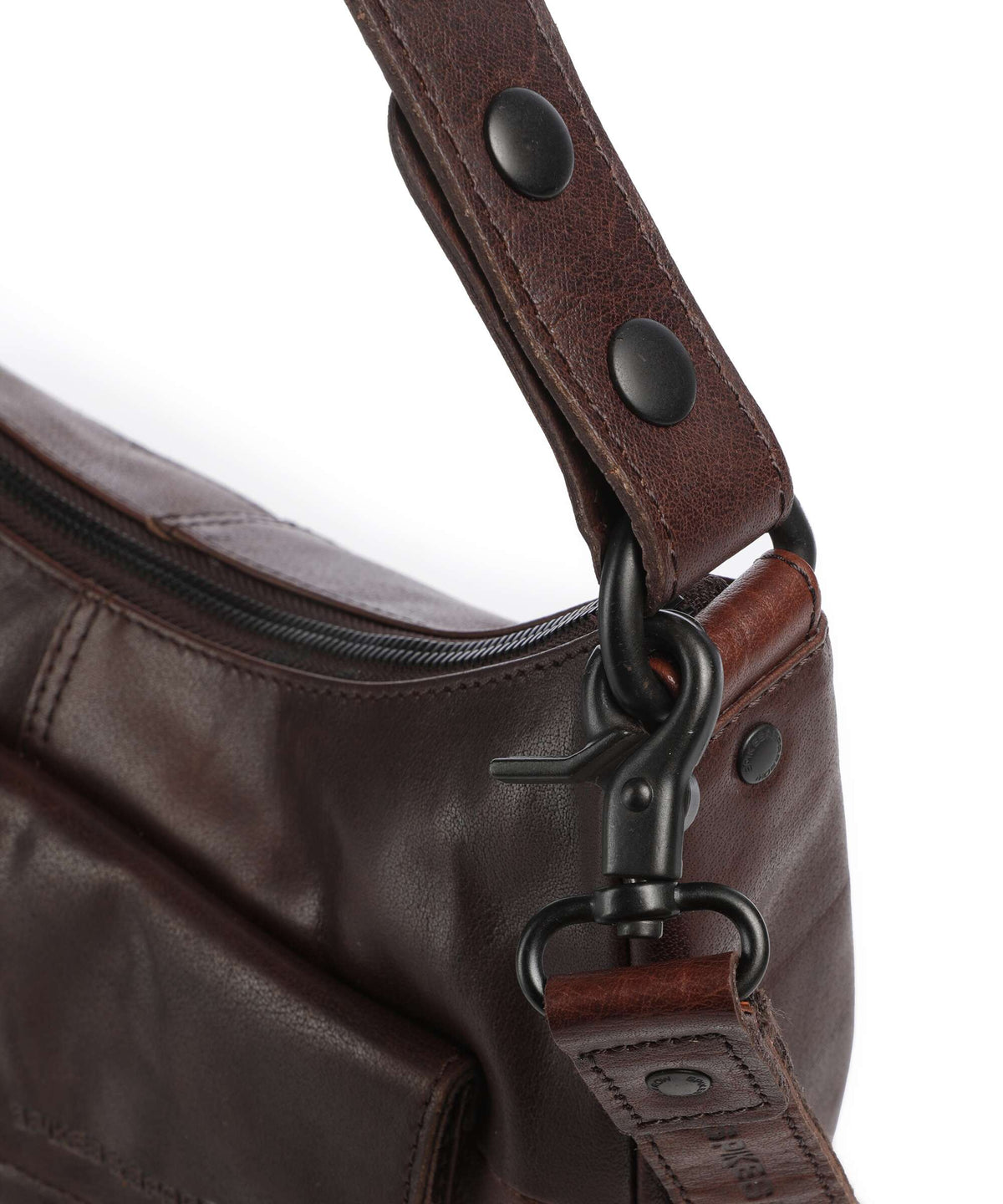 Spikes & Sparrow Bronco Ida Hobo bag dark brown
