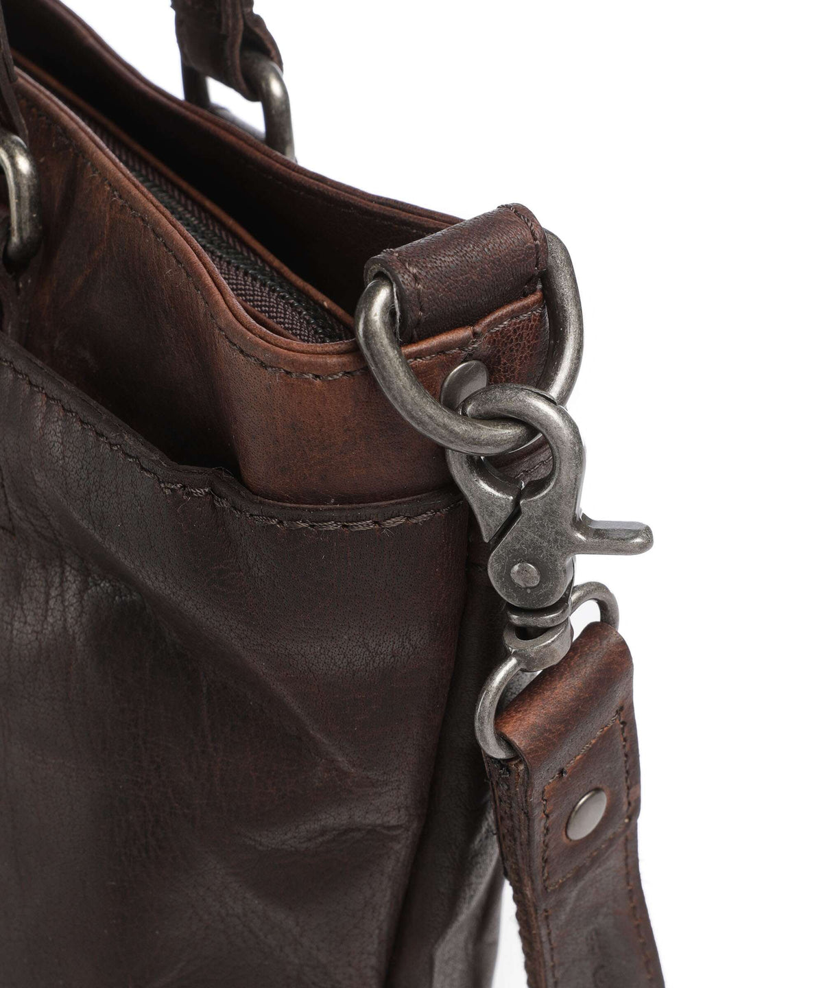 Spikes & Sparrow Bronco Rachelle Tote bag dark brown