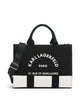 Karl Lagerfeld K/Rue St Guillaume Medium Handbag cannoli cream/black