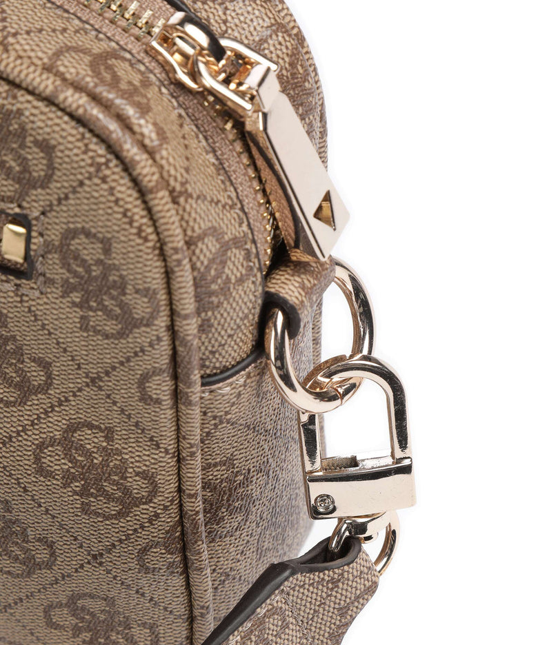 Guess Meridian Crossbody bag latte logo