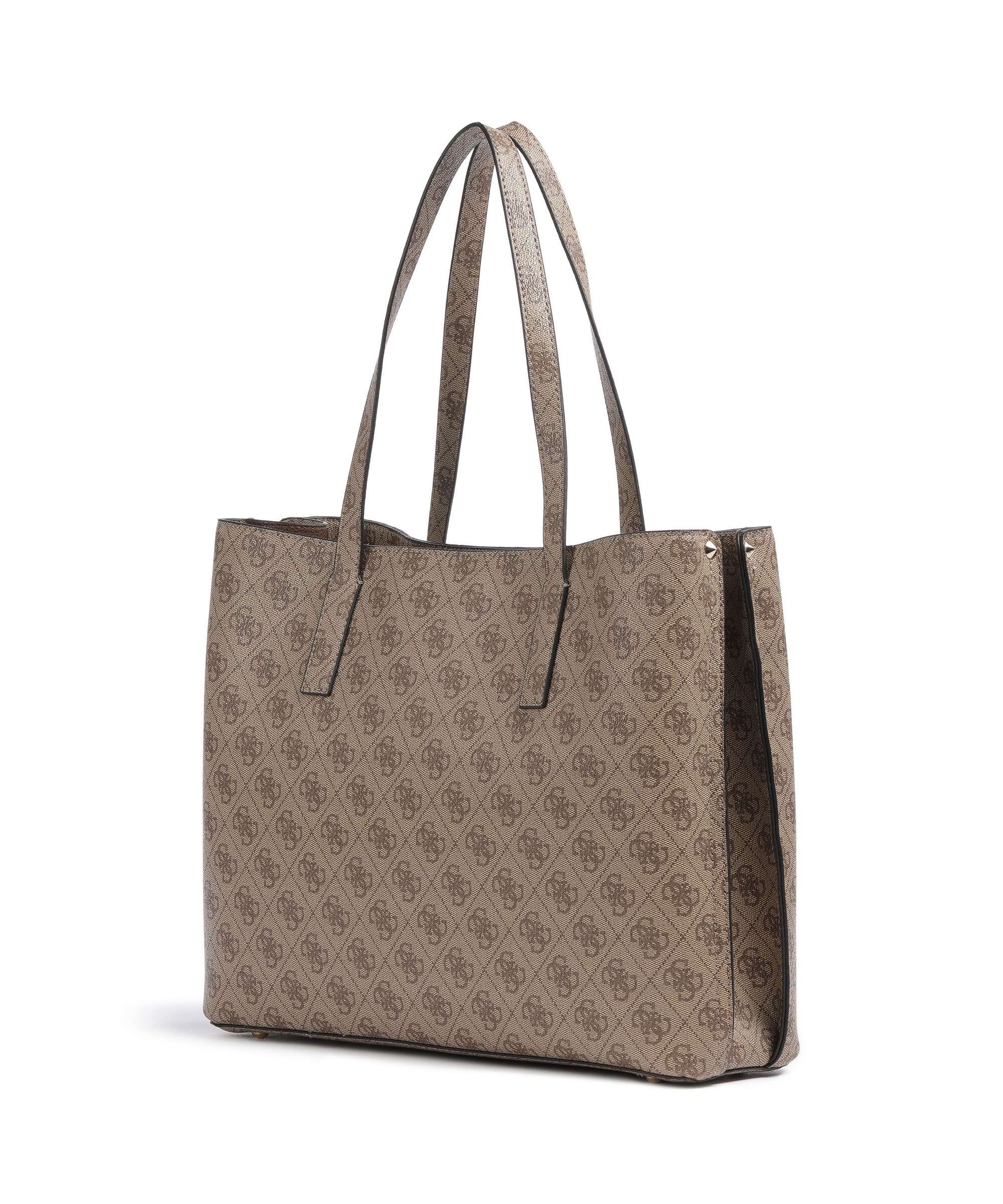 Guess Meridian Tote bag latte logo
