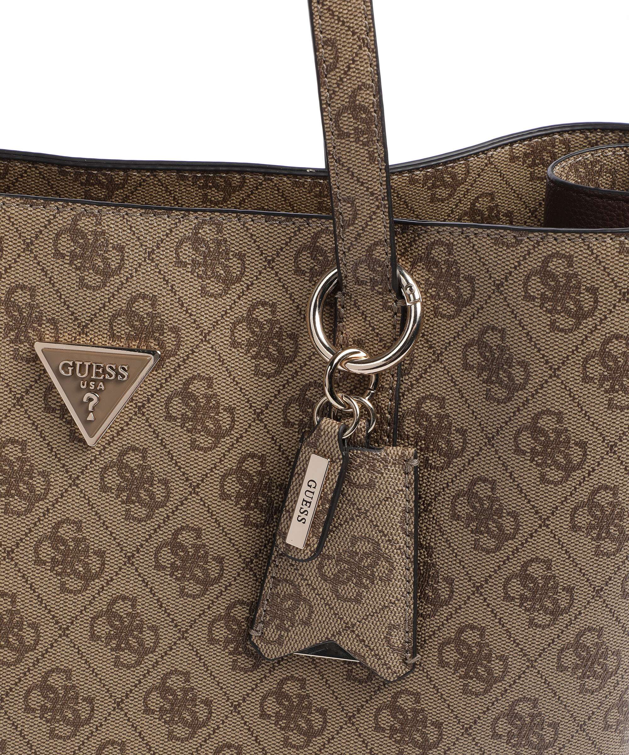 Guess Meridian Tote bag latte logo