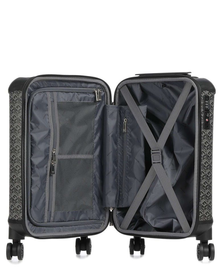 Guess Wilder Spinner (4 wheels) charcoal logo