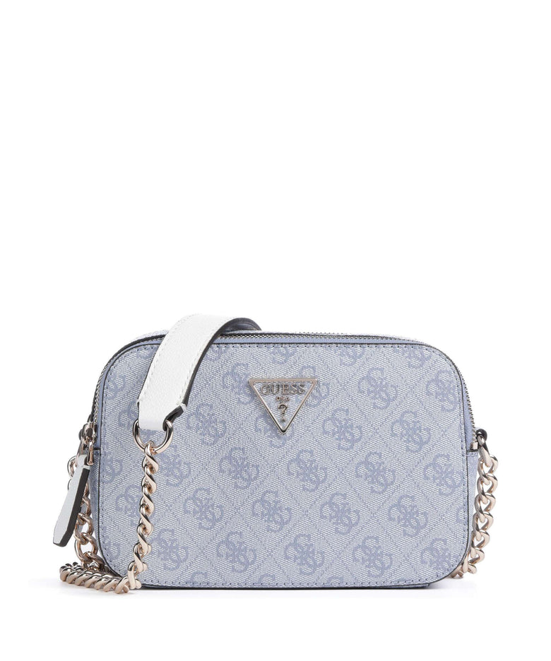Guess Noelle Crossbody bag light blue logo