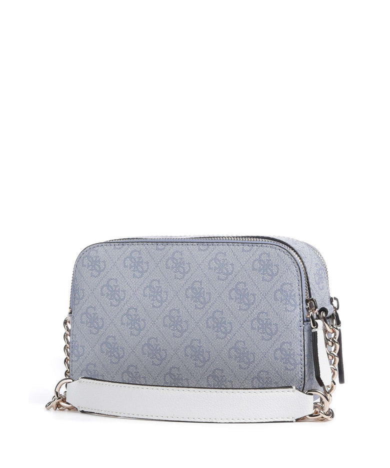 Guess Noelle Crossbody bag light blue logo