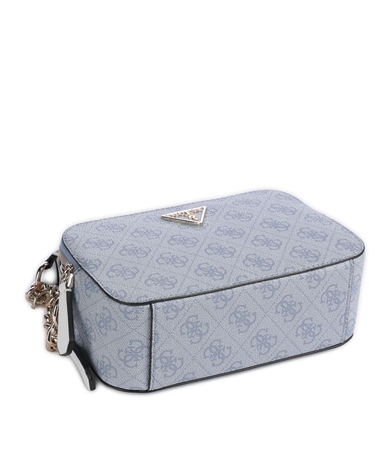 Guess Noelle Crossbody bag light blue logo
