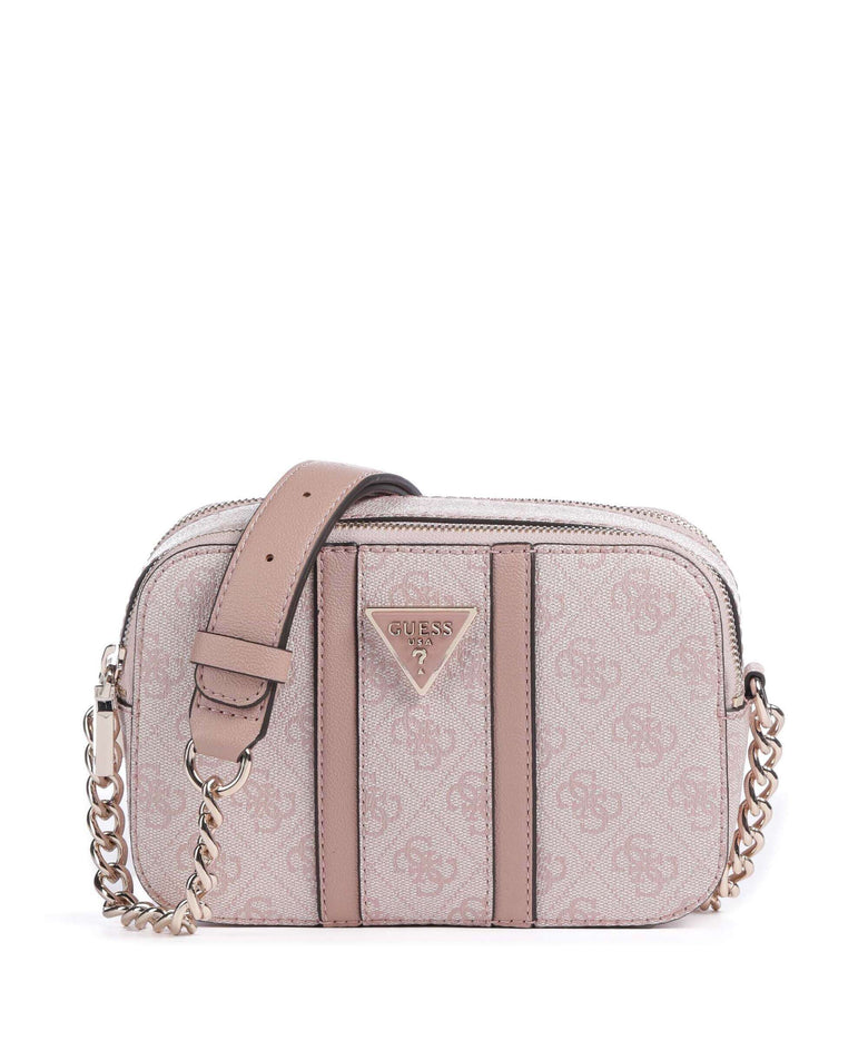 Guess Noreen Crossbody bag dusty rose logo