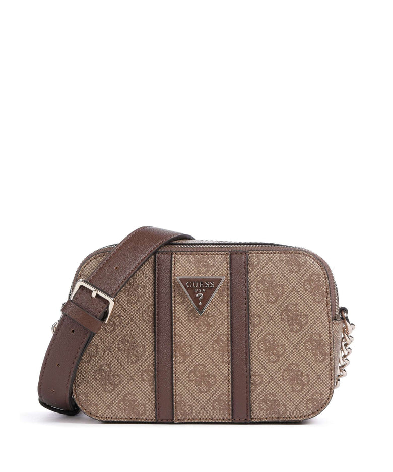 Guess Noreen Crossbody bag latte logo/brown