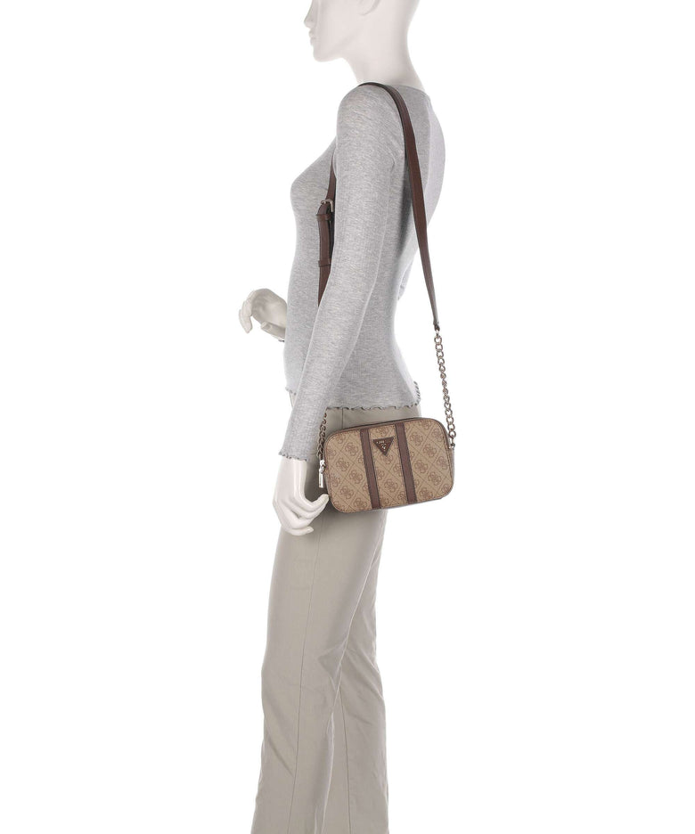 Guess Noreen Crossbody bag latte logo/brown