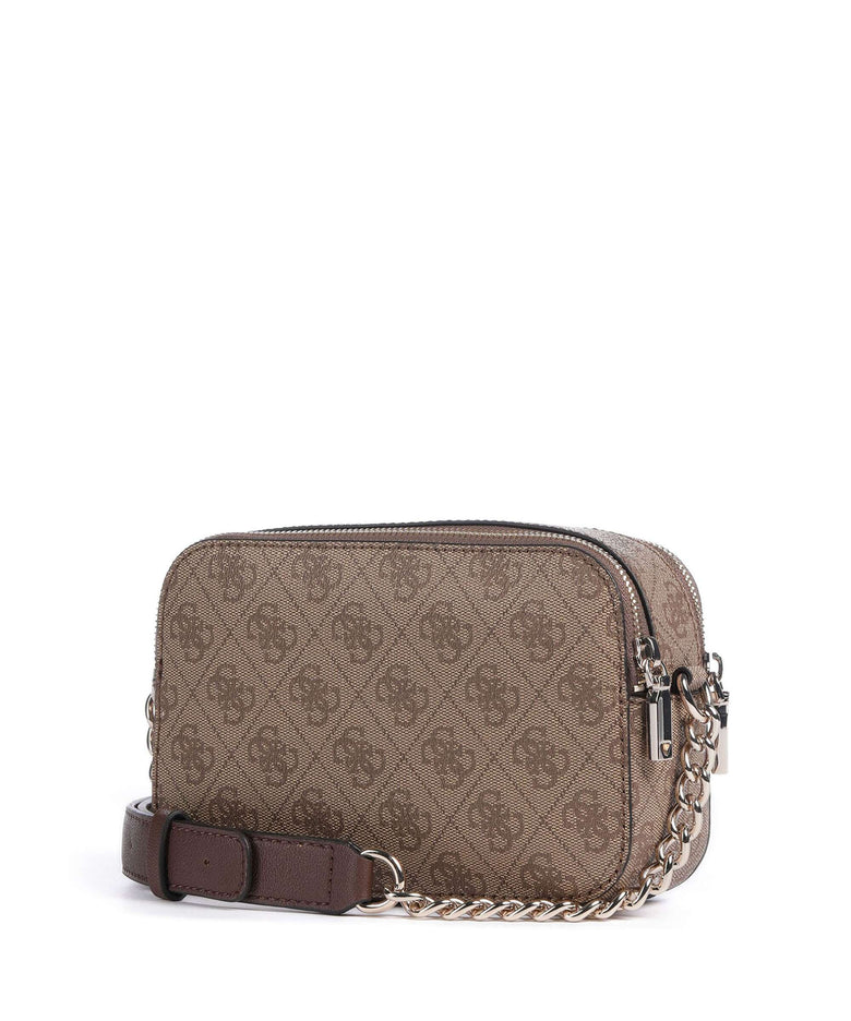 Guess Noreen Crossbody bag latte logo/brown