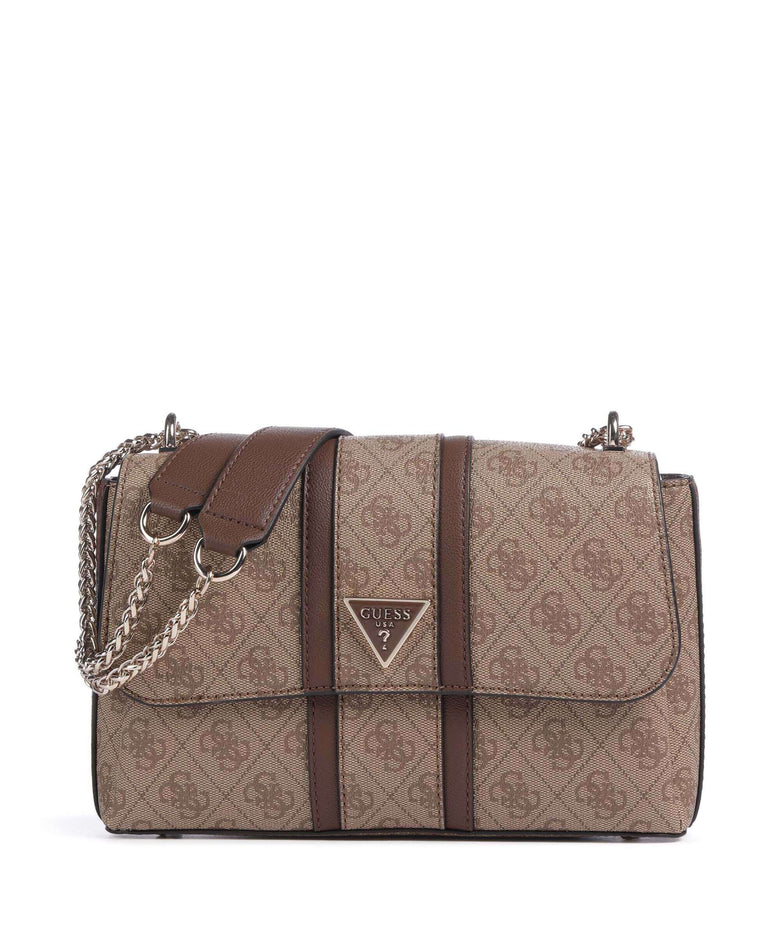 Guess Noreen Shoulder bag latte logo/brown