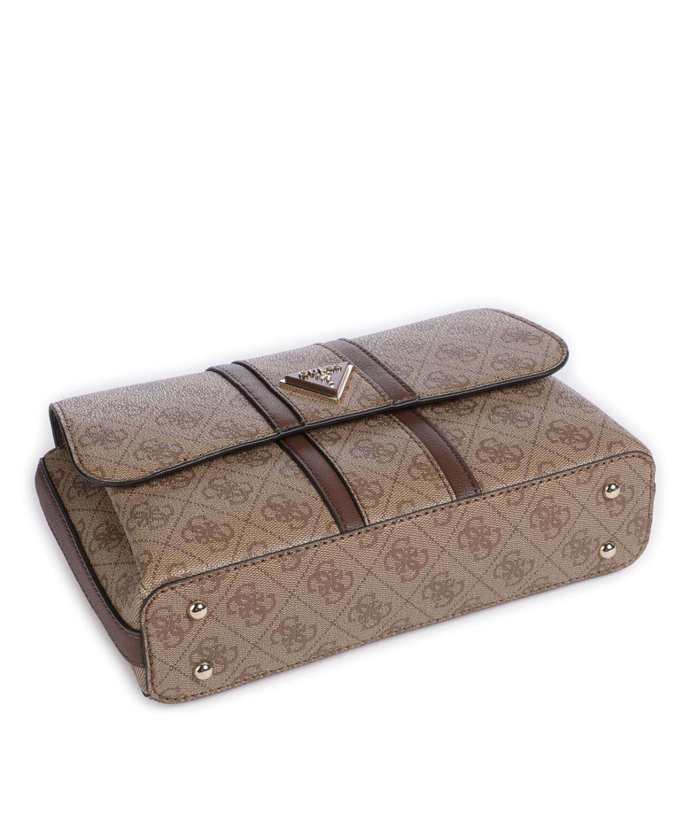 Guess Noreen Shoulder bag latte logo/brown