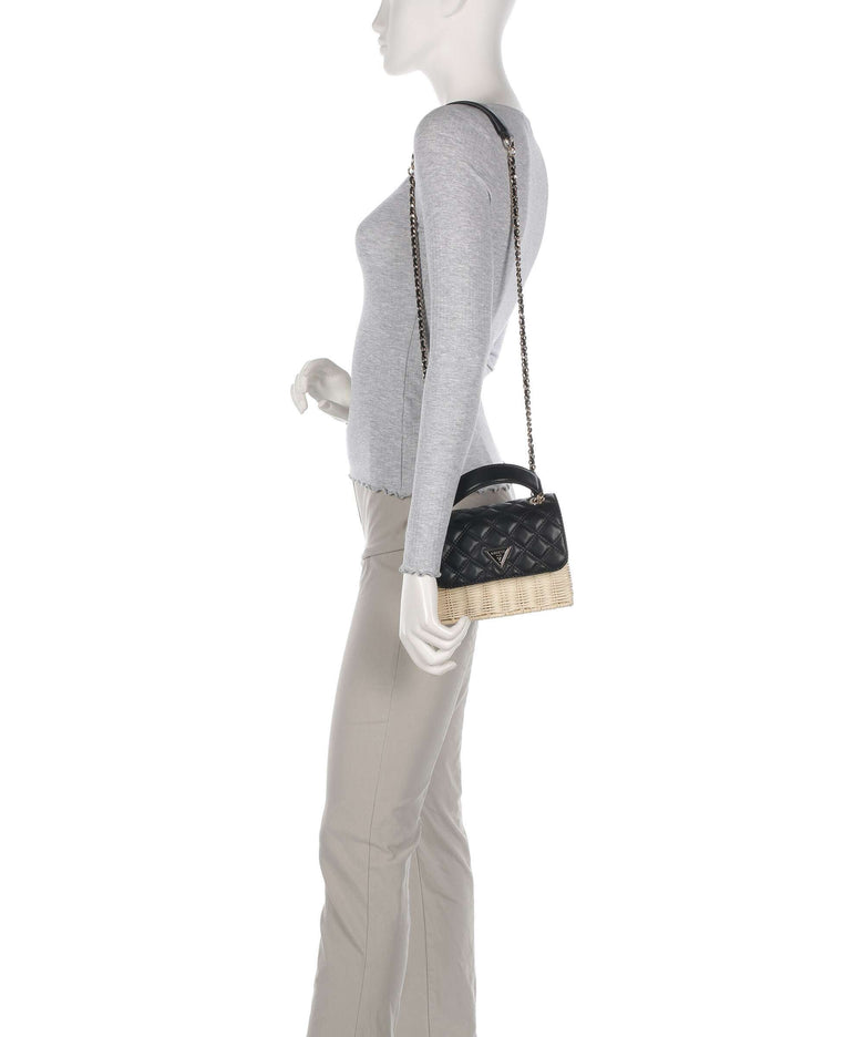 Guess Giully Shoulder bag natural/black