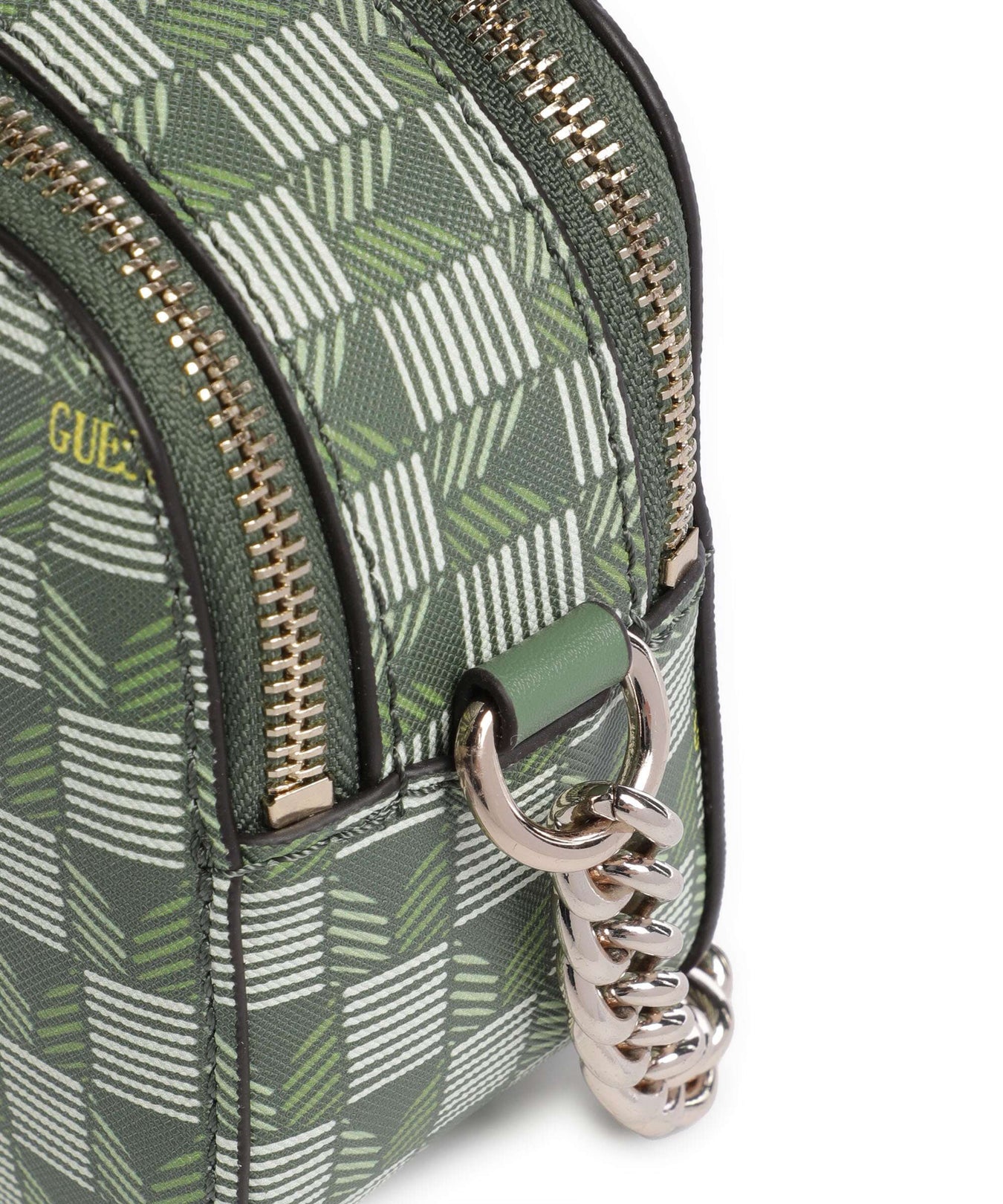 Guess G Wave Crossbody bag green logo