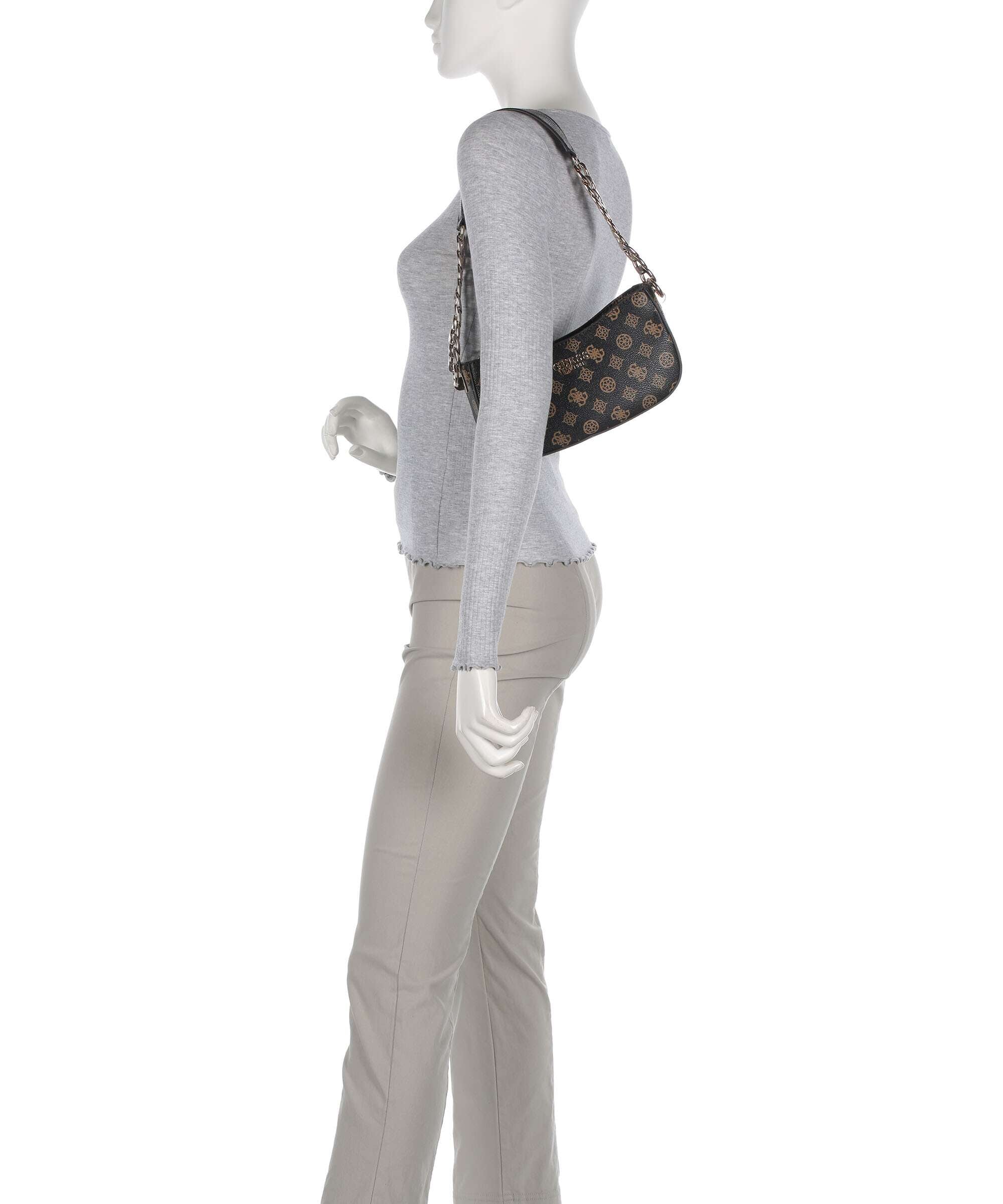 Guess Evelune Shoulder bag mocha logo