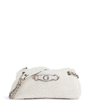 Guess Aslia Shearling Taška cez rameno white