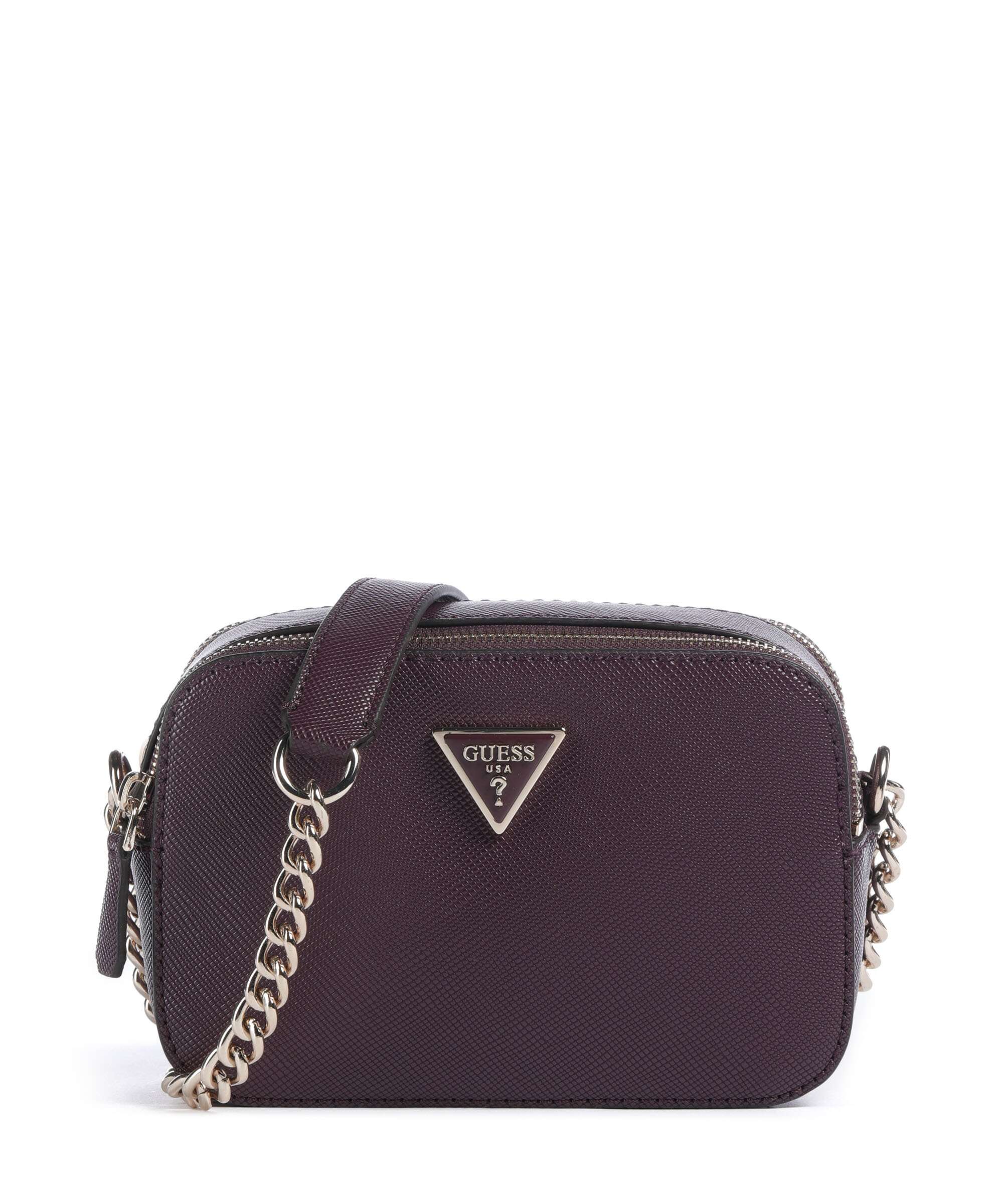 Guess Noelle Crossbody bag aubergine