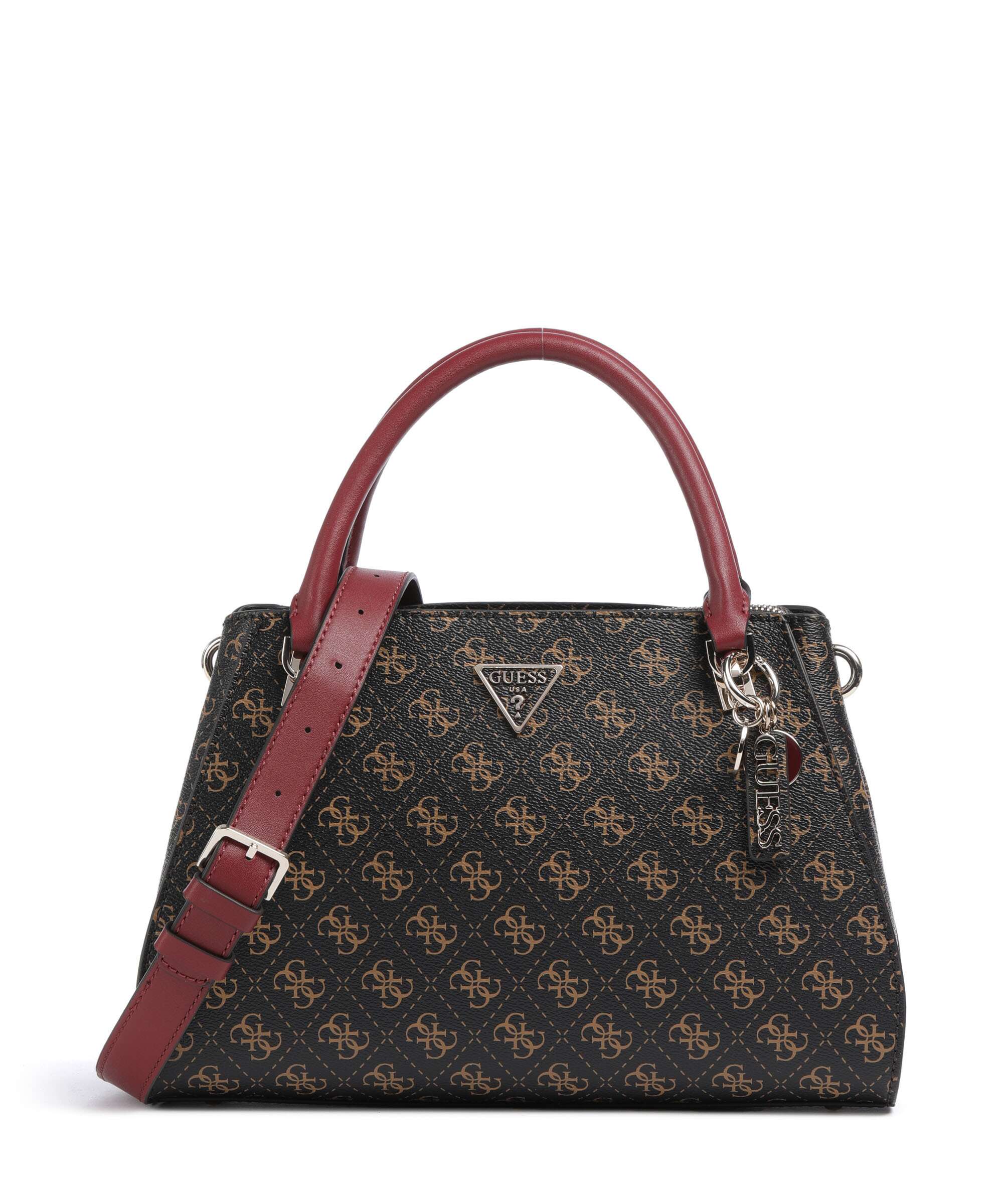 Guess Noelle Q Logo Handbag brown