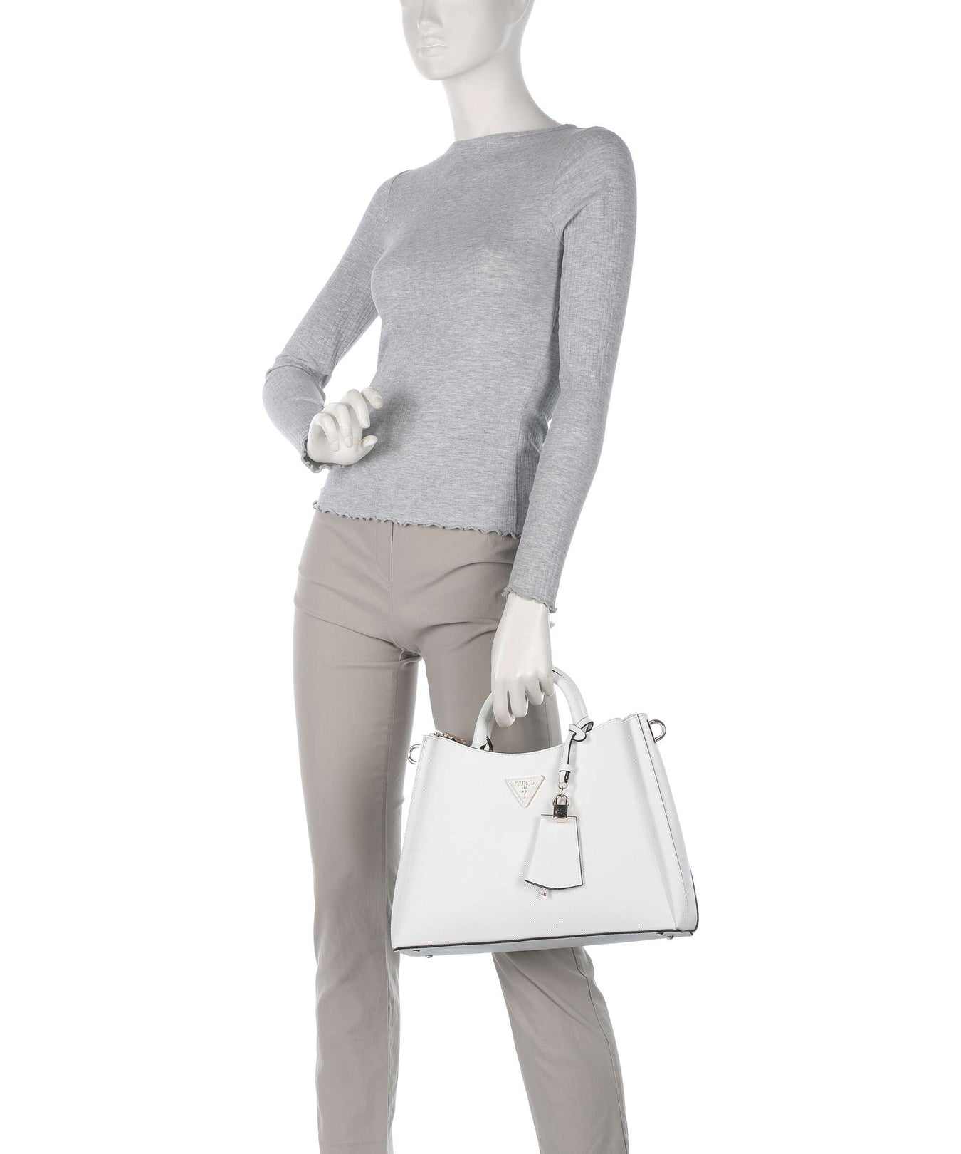 Guess Jazlynn Eco Handbag white