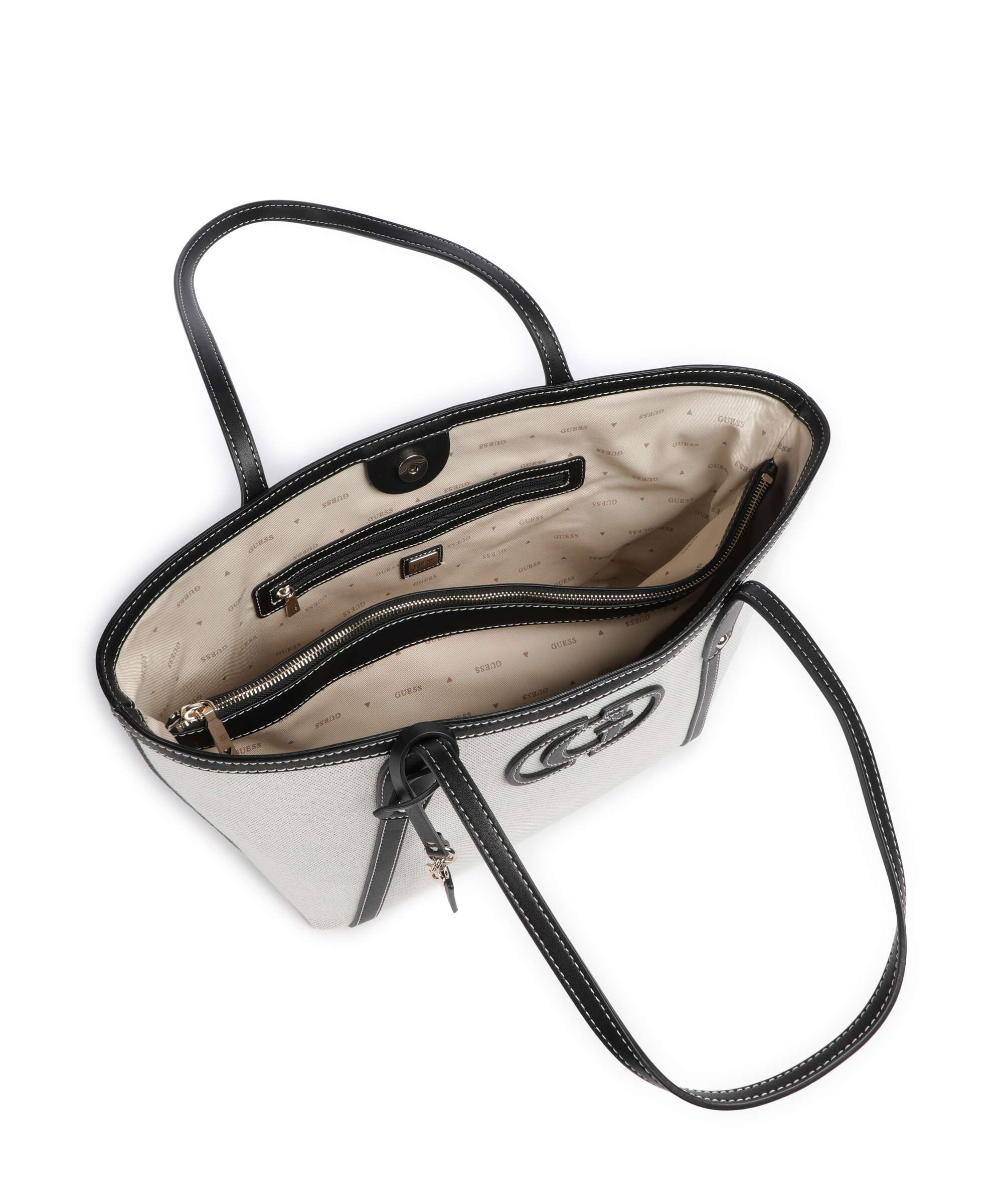 Guess Sebina Tote bag natural/black
