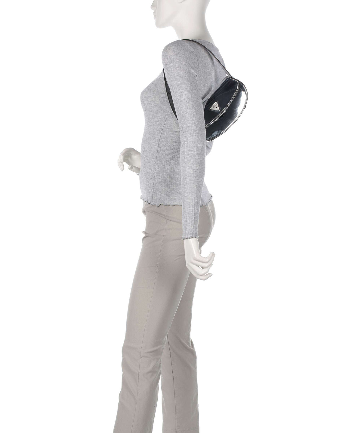 Guess Arnela Mirror Shoulder bag silver