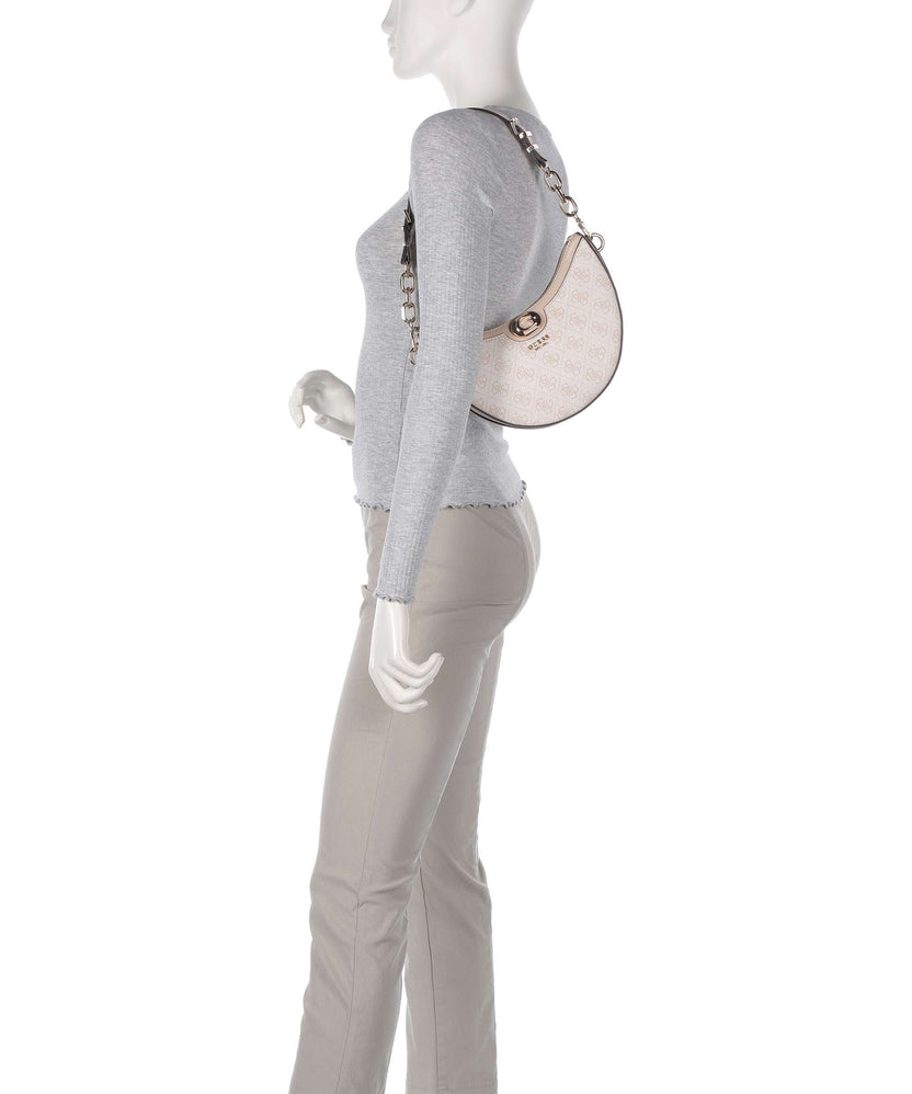 Guess Orlina 4G Logo Shoulder bag sand logo