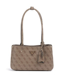 Guess Meridian 4G Logo Shoulder bag latte logo