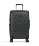 Guess Berta Maxi 4G 4-kolesový kufor coal logo