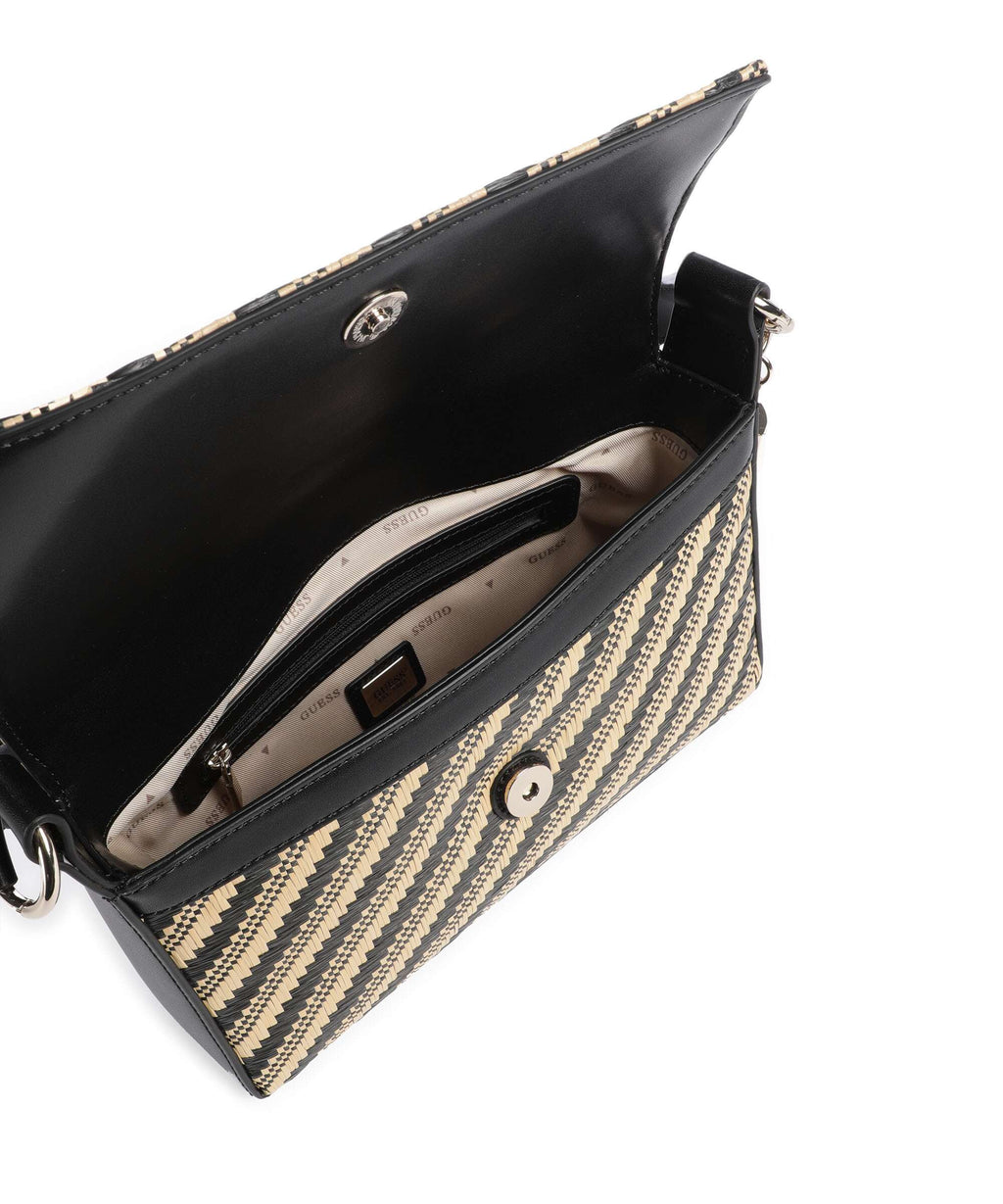 Guess Simona Shoulder bag natural/black