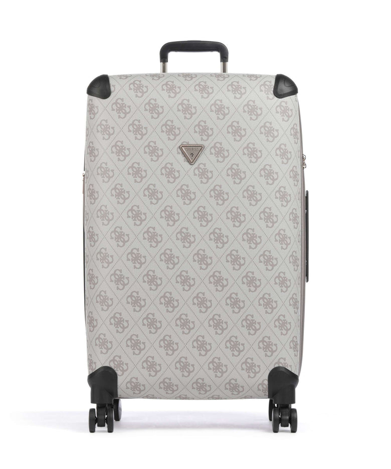 Guess Berta 4G Logo Spinner (4 wheels) dark taupe logo