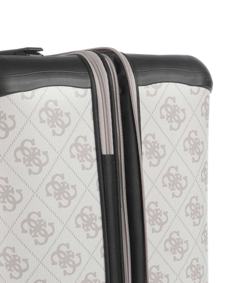 Guess Berta 4G Logo Spinner (4 wheels) dark taupe logo