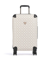 Guess Wilder 4-kolesový kufor beige/white