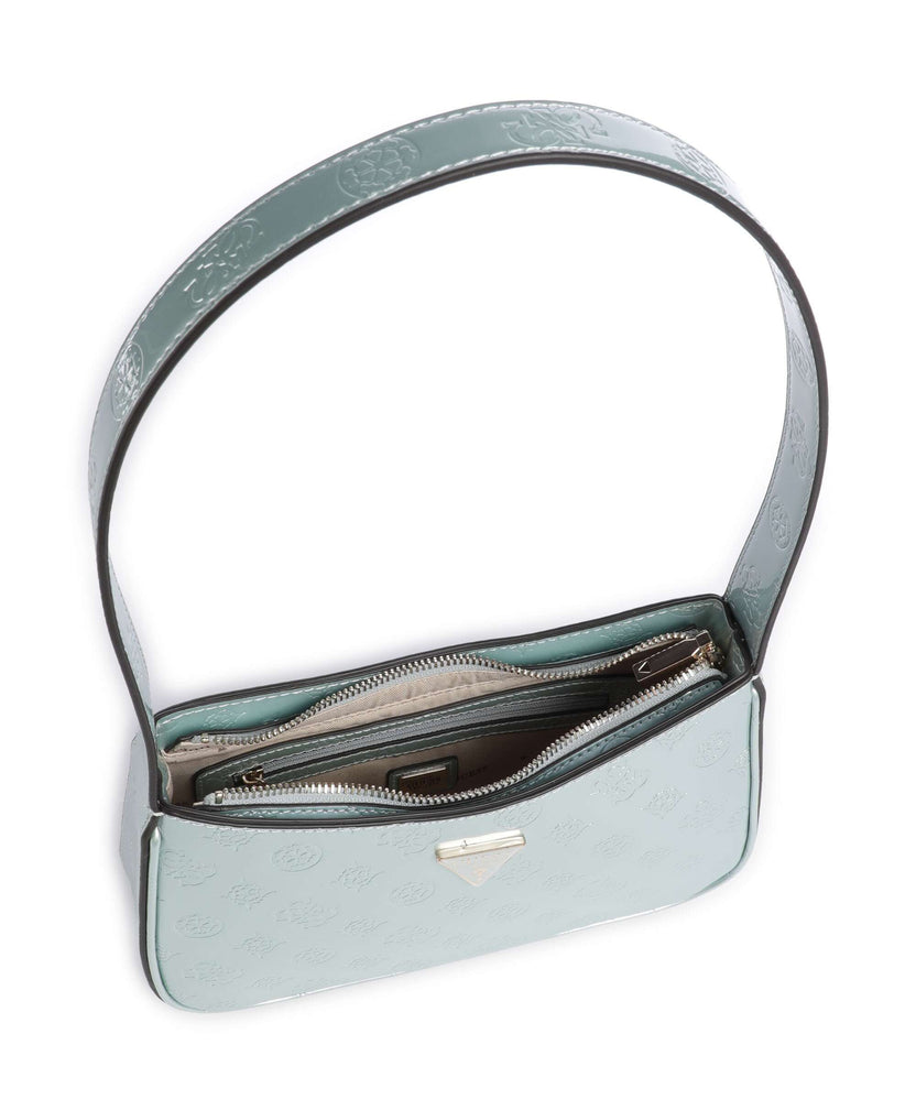 Guess Arnela Shoulder bag powder blue logo