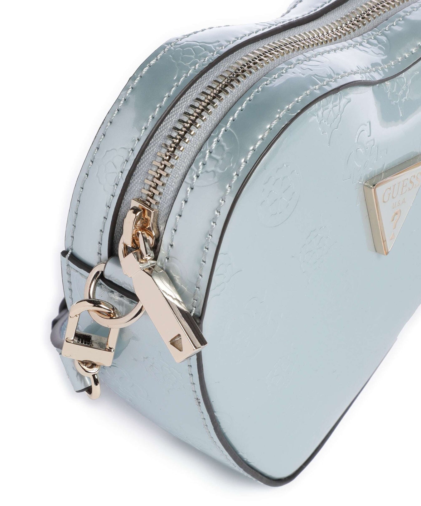 Guess Arnela Crossbody bag powder blue logo