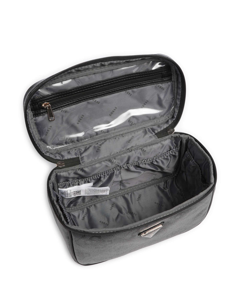 Guess Berta 4G Logo Toiletry bag coal logo