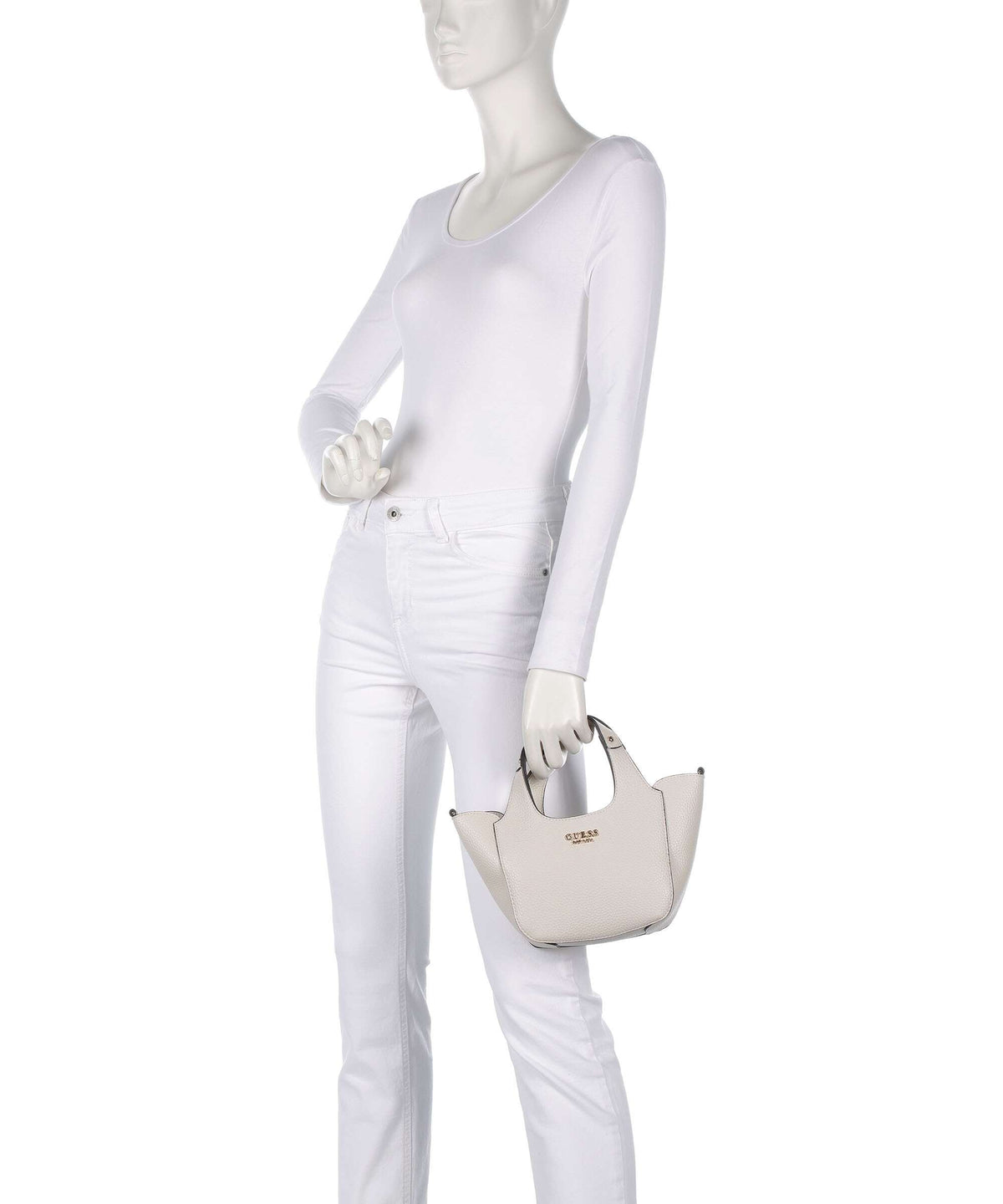 Guess Helina Mini Handbag bone