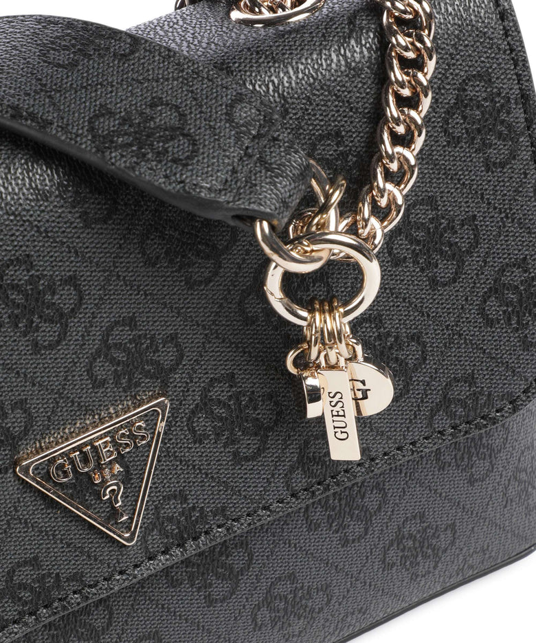 Guess Erica Eco Shoulder bag coal logo