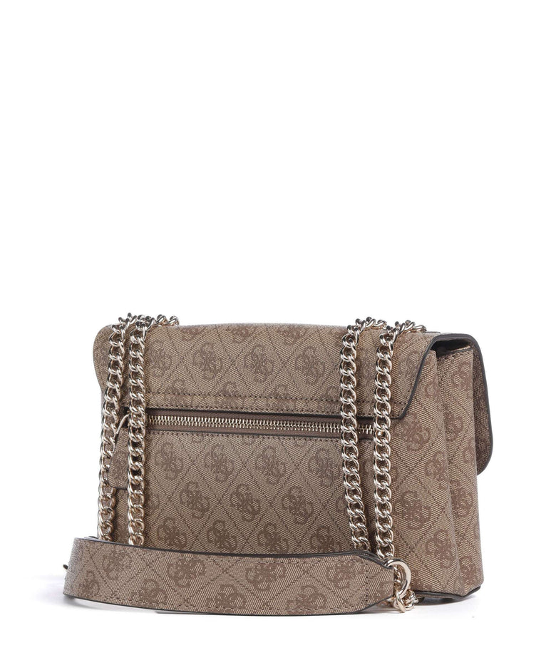 Guess Erica Eco Shoulder bag latte logo